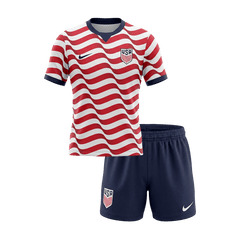 Dziecięcy Zestaw Domowa USA (Koszulka+Spodenki) World Cup 2026