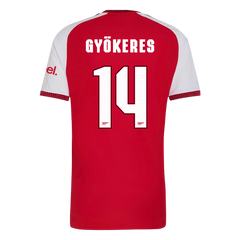 Męska koszulka Arsenalu domowa GYÖKERES #14 wersja zawodnicza 2026/27 - UCL