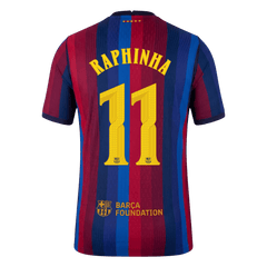 Męska koszulka Barcelony domowa RAPHINHA #11 wersja zawodnicza 2026/27 - UCL