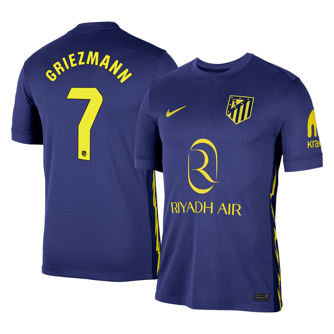 Atlético Madrid GRIEZMANN #7 Auswärtstrikot der Herren für die Saison 2025/26