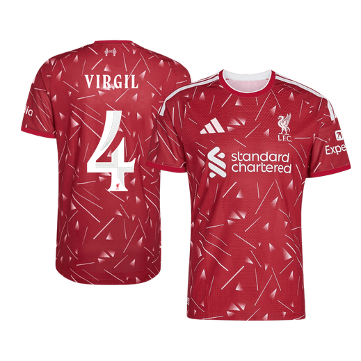Męska koszulka Liverpoolu domowa VIRGIL #4 wersja zawodnicza 2026/27 - UCL
