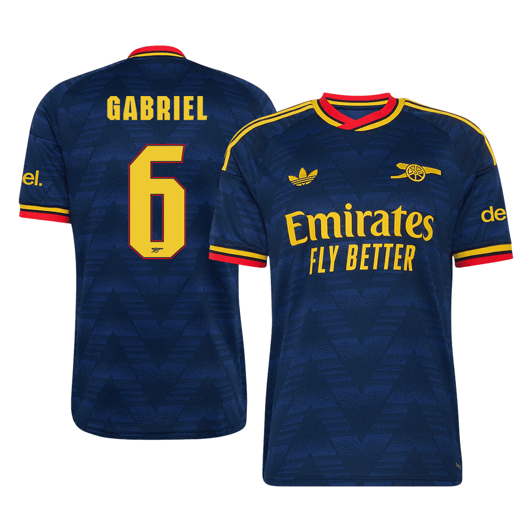 Męska wyjazdowa koszulka Arsenalu 2026/27 – GABRIEL #6 (UCL)