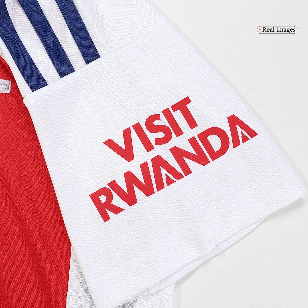 Zestaw piłkarski Arsenal (Koszulka+Szorty+Skarpety) Home 2024/25 - Topowe Koszulki Pilkarskie Sklep Internetowy