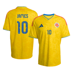 Męska Koszulka Domowa Colombia JAMES #10 World Cup 2026