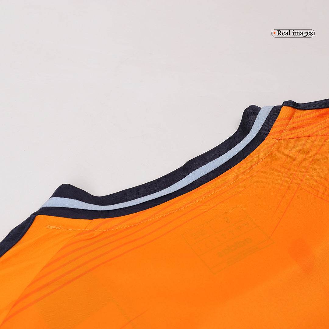 Męski wyjazdowy zestaw piłkarski Real Madrid (koszulka+spodenki+skarpety) 2024/25 - Topowe Koszulki Pilkarskie Sklep Internetowy