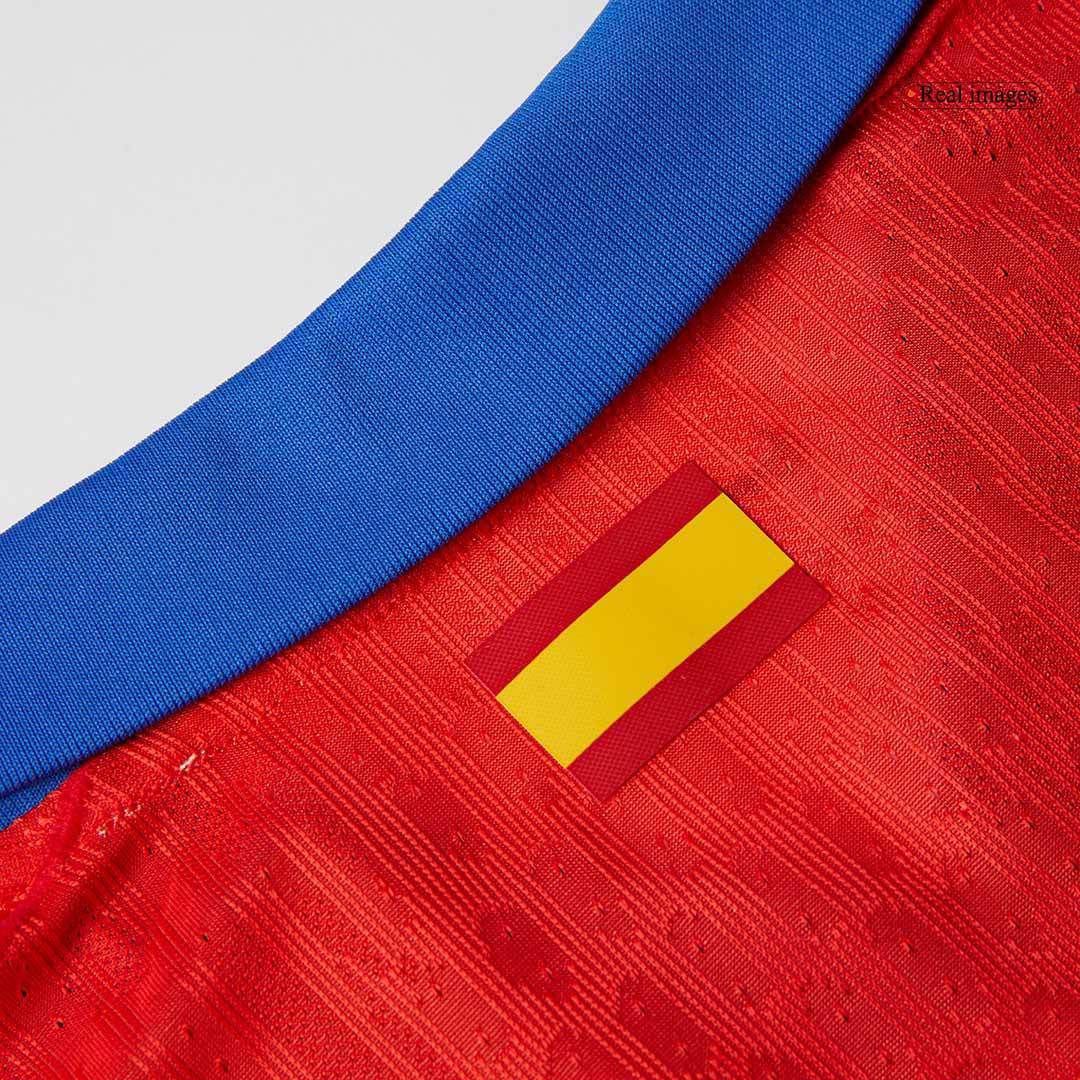 Męska koszulka piłkarska J.ALVAREZ #19 Atletico Madrid Home 2024/25 - Slim Fit - Topowe Koszulki Pilkarskie Sklep Internetowy