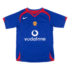 Męska Koszulka Retro Wyjazdowa Manchester United 2005/06