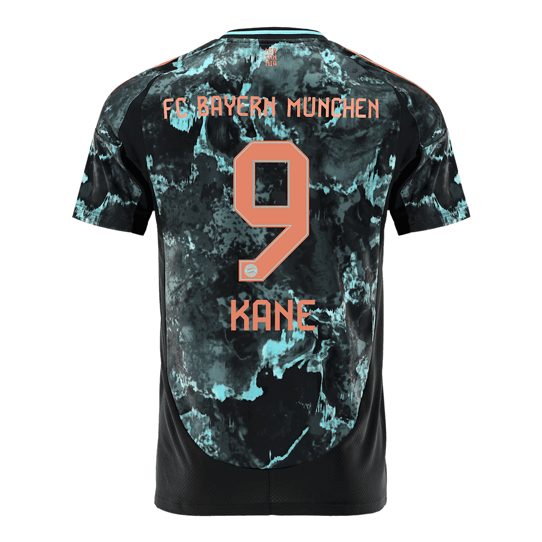 Męska Koszulka Wyjazdowa Bayern Munich KANE #9 2024/25 - Topowe Koszulki Pilkarskie Sklep Internetowy