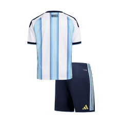 Dziecięcy zestaw Argentyny domowy 2026 - Mundial 2026 [PREMIUM]
