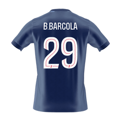 Męska Koszulka Domowa PSG B.BARCOLA #29 2025/26 [PREMIUM]
