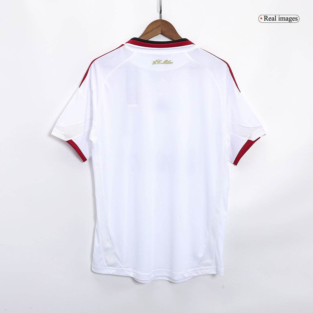 Męska AC Milan Wysokiej jakości wyjazdowa koszulka piłkarska Retro 2009/10 - Topowe Koszulki Pilkarskie Sklep Internetowy