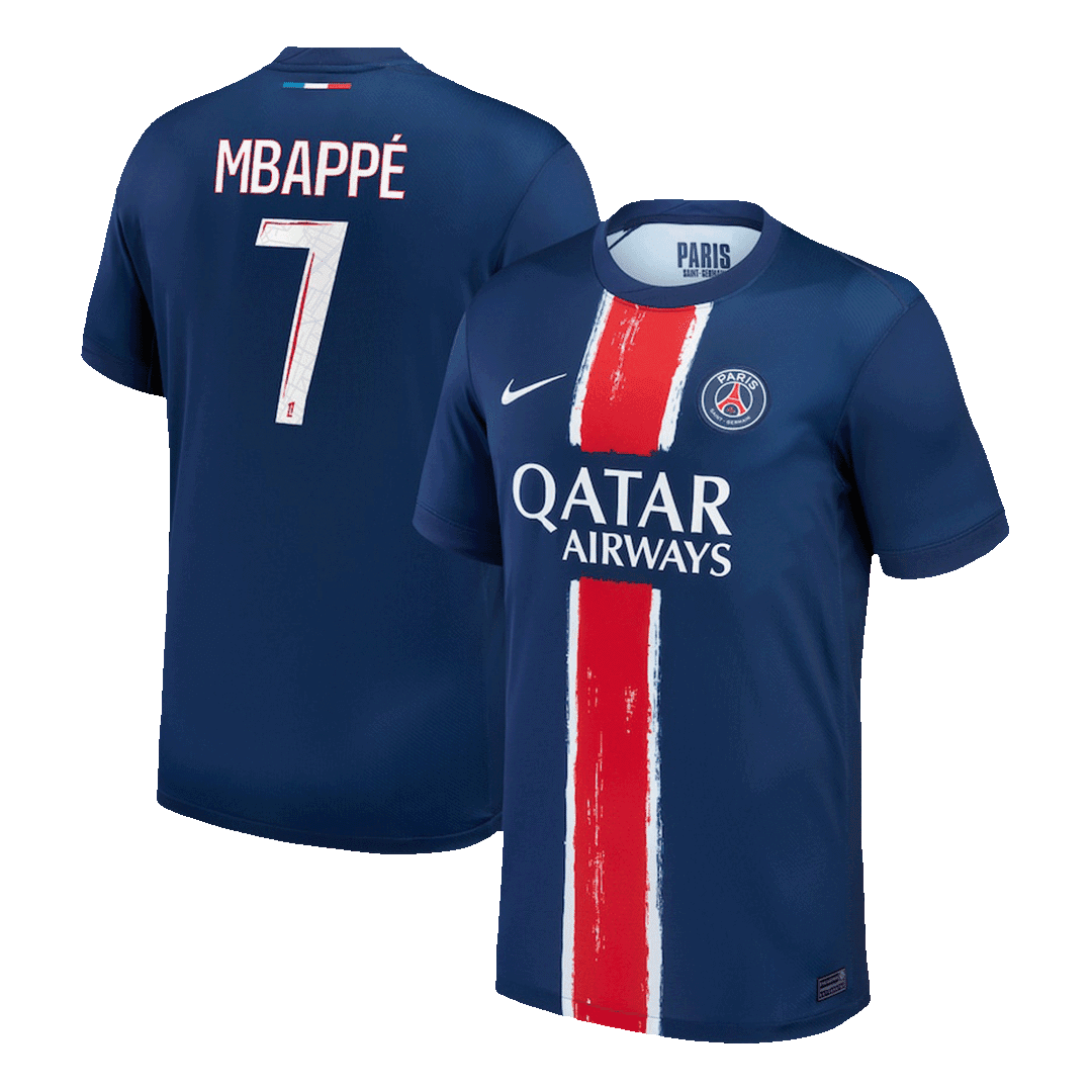 Męska koszulka piłkarska MBAPPÉ #7 PSG Home 2024/25 - Topowe Koszulki Pilkarskie Sklep Internetowy