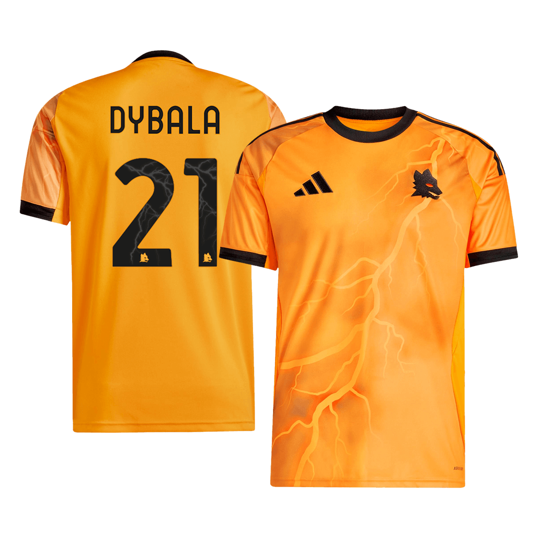 Męska Koszulka Wyjazdowa Roma DYBALA #21 2025/26