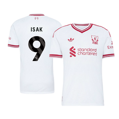 Męska koszulka Liverpoolu wyjazdowa ISAK #9 wersja zawodnicza 2026/27