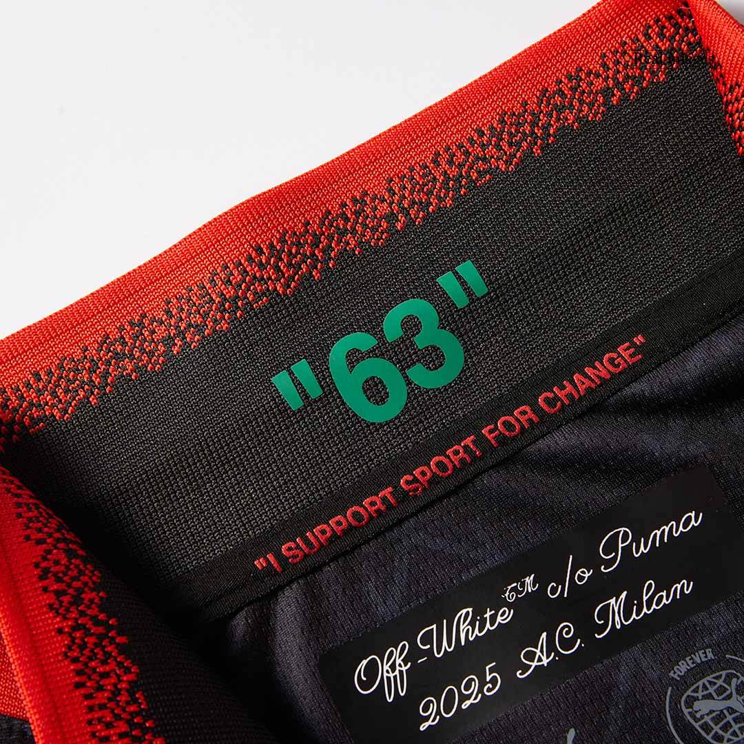 Męski Zestaw Czwarta Wyjazdowa AC Milan (Koszulka+Spodenki) 2024/25 - Topowe Koszulki Pilkarskie Sklep Internetowy