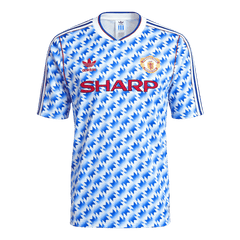 Męska Koszulka Retro Wyjazdowa Manchester United 1990/92