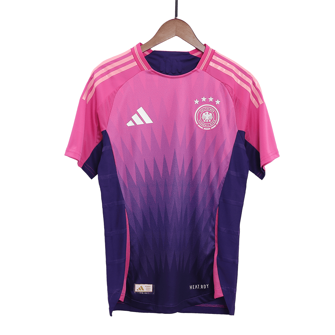 Męska wyjazdowa koszulka piłkarska Niemcy na Euro 2024 - Slim Fit - Topowe Koszulki Pilkarskie Sklep Internetowy