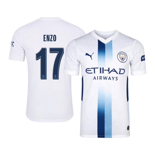 Męska koszulka Manchesteru City trzecia ENZO #17 wersja zawodnicza 2026/27 - UCL