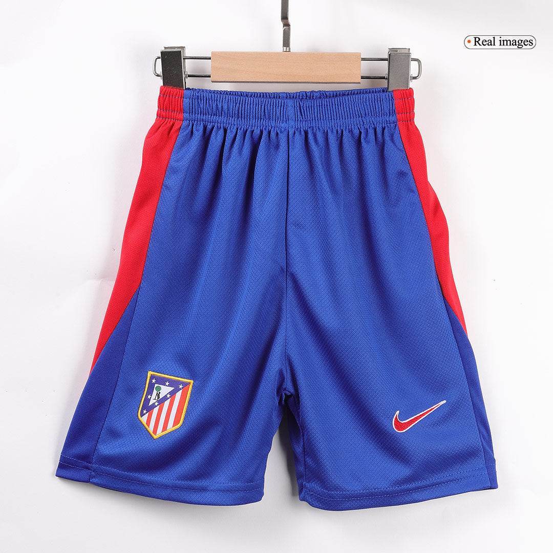 Dziecięcy zestaw koszulek piłkarskich Atletico Madryt (koszulka+spodenki+skarpety) 2024/25 - Topowe Koszulki Pilkarskie Sklep Internetowy