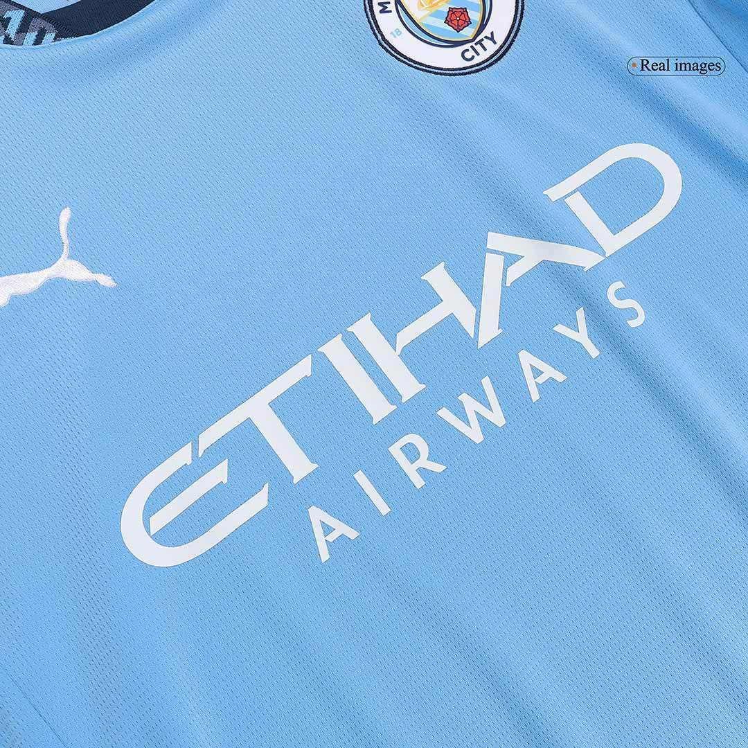 DE BRUYNE #17 Manchester City Home Koszulka piłkarska 2024/25 - UCL - Topowe Koszulki Pilkarskie Sklep Internetowy