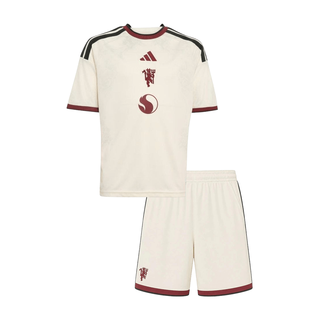 Dziecięcy zestaw Manchesteru United trzecia 2026/27