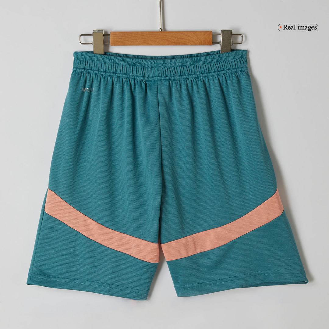 Męska Wysokiej jakości komplet koszulek piłkarskich Manchester City Fourth Away (koszulka + spodenki) 2024/25 - Zdecydowanie City - Topowe Koszulki Pilkarskie Sklep Internetowy