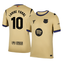 Męska Koszulka Wyjazdowa FC Barcelona  x Kobe Bryant LAMINE YAMAL #10 2025/26 - UCL