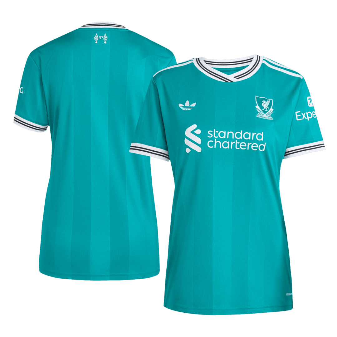 Damska Koszulka Trzecia Wyjazdowa Liverpool 2025/26 - Topowe Koszulki Pilkarskie Sklep Internetowy