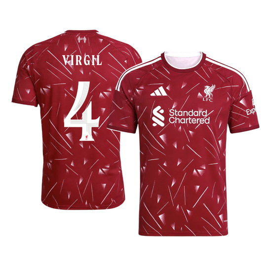 Męska koszulka Liverpoolu domowa VIRGIL #4 2026/27 - UCL [PREMIUM]