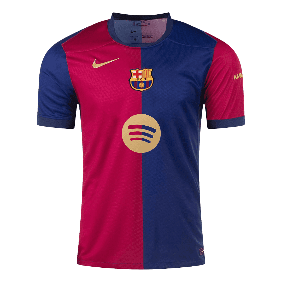 Koszulka Barcelona domowa 2024/25 F.DE JONG #21 - Spotify Logo Without Text - Topowe Koszulki Pilkarskie Sklep Internetowy