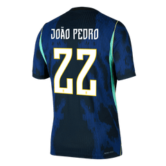 Męska koszulka Brazylii wyjazdowa JOÃO PEDRO #22 wersja zawodnicza - Mundial 2026