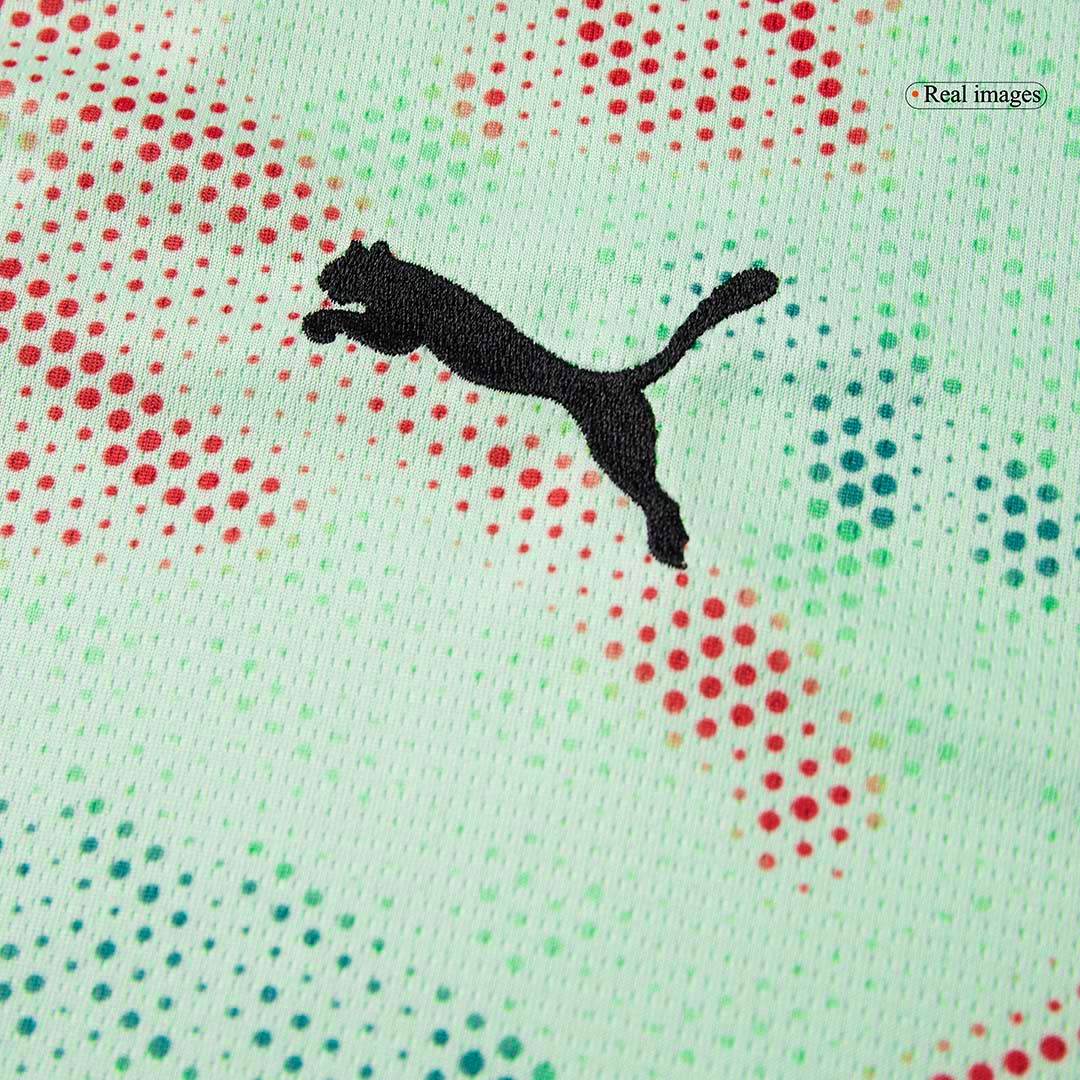 Męska Koszulka Wyjazdowa Portugalia 2025 Zielona - Women's Euro - Topowe Koszulki Pilkarskie Sklep Internetowy