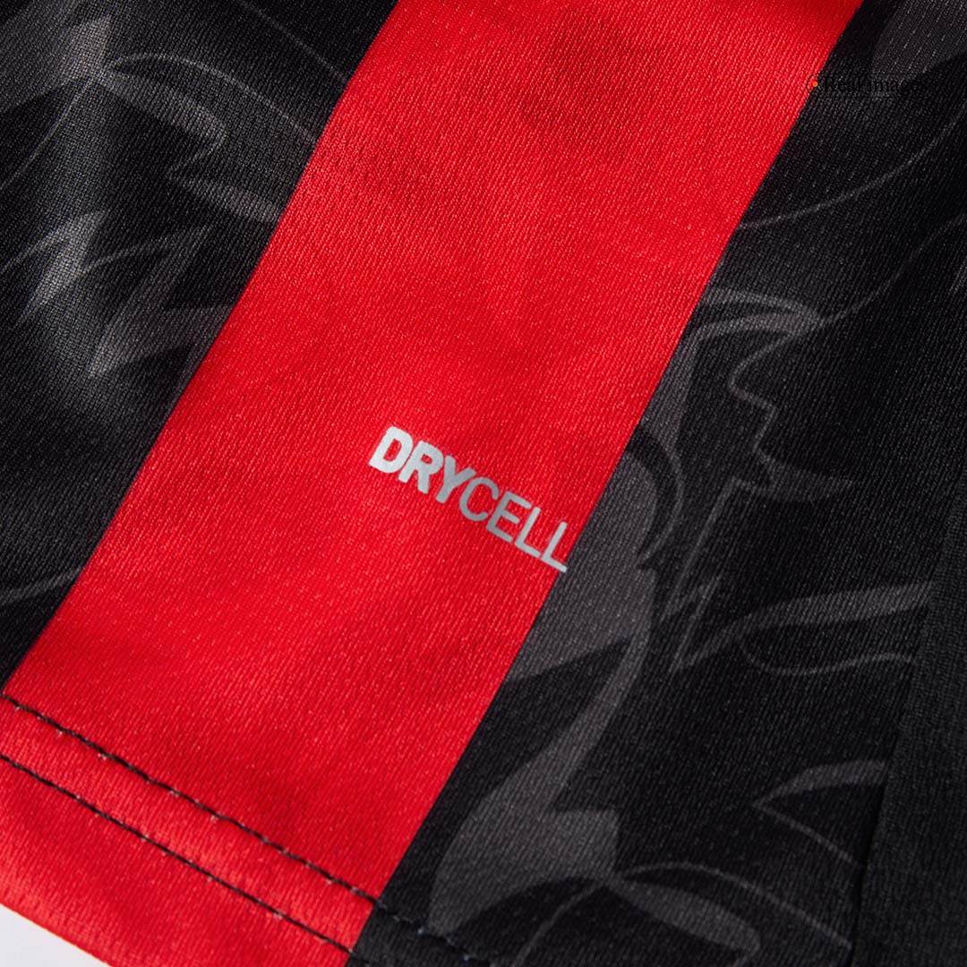 Męski Zestaw Domowy AC Milan (Koszulka+Spodenki) 2025/26 - Topowe Koszulki Pilkarskie Sklep Internetowy