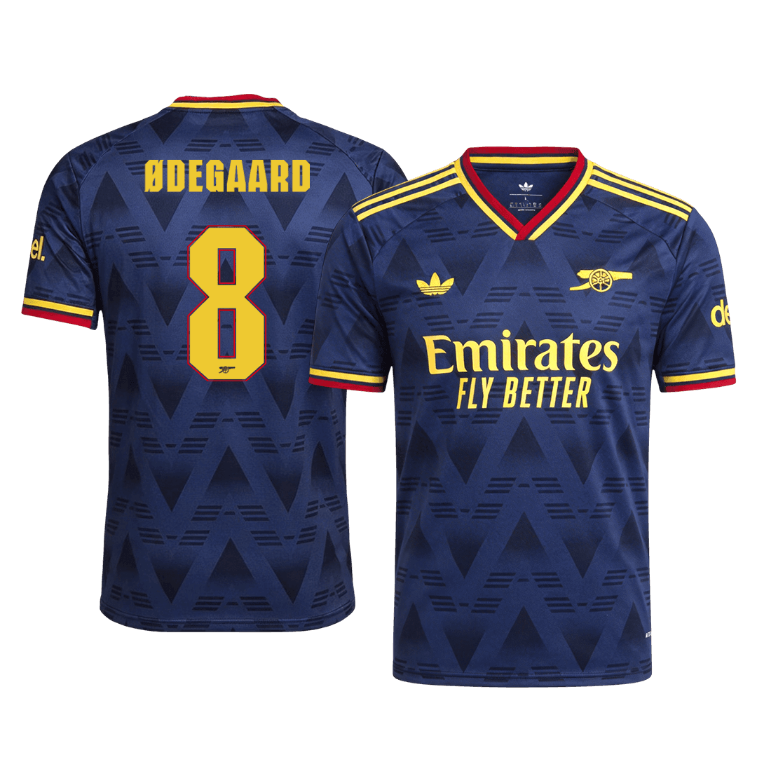 Męska koszulka Arsenalu wyjazdowa ØDEGAARD #8 wersja zawodnicza 2026/27 - UCL