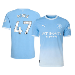 Męska koszulka Manchesteru City domowa FODEN #47 wersja zawodnicza 2026/27