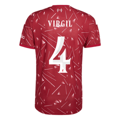 Męska koszulka Liverpoolu domowa VIRGIL #4 wersja zawodnicza 2026/27 - UCL