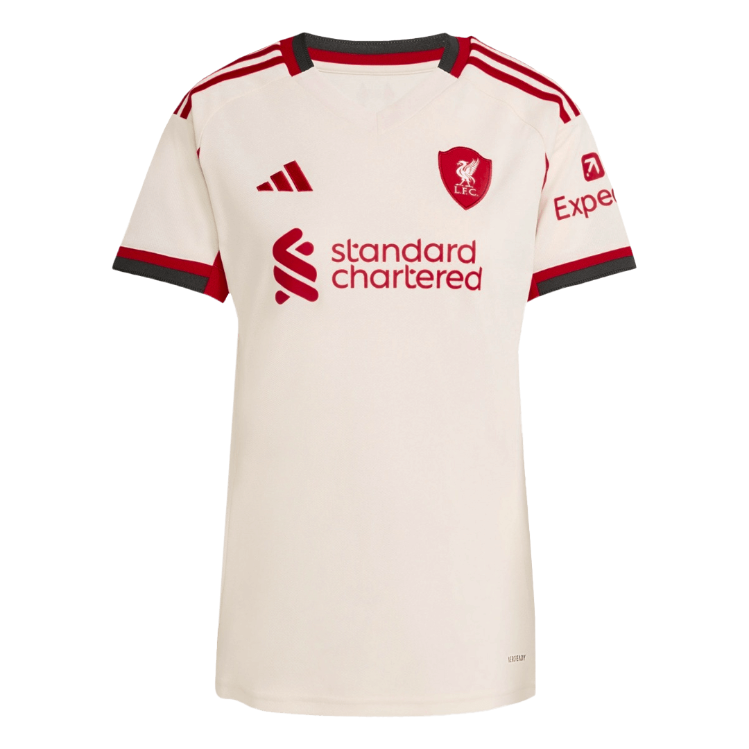 Damska Koszulka Wyjazdowa Liverpool 2025/26