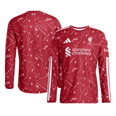 Męska koszulka Liverpoolu domowa z długim rękawem wersja zawodnicza 2026/27