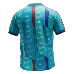 Męska Koszulka Retro Wyjazdowa Barcelona 1996/97