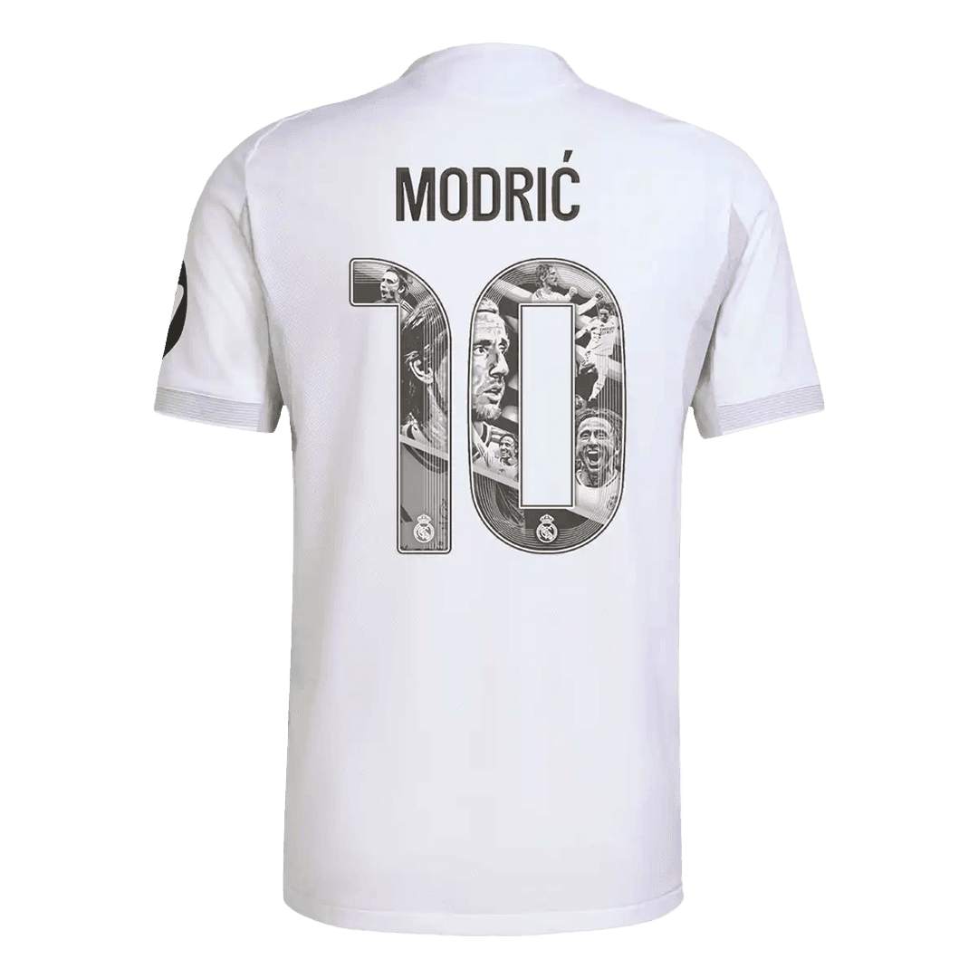 Męska Koszulka Domowa Real Madryt MODRIĆ Special #10 Wersja Piłkarska 2025/26 - Slim Fit - Topowe Koszulki Pilkarskie Sklep Internetowy