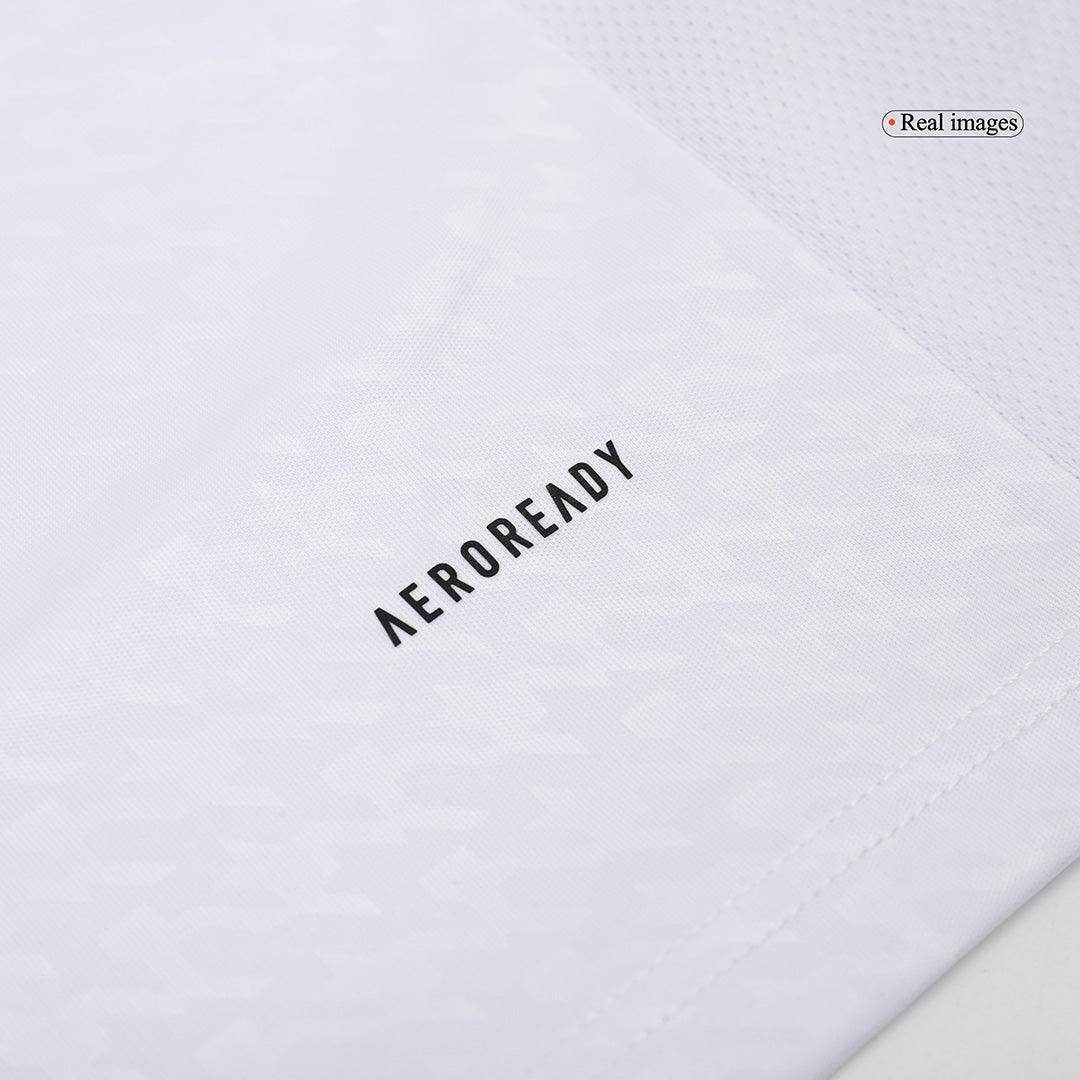 Męska domowa koszulka piłkarska Real Madrid (koszulka+spodenki) 2024/25 - Wyprzedaż Sezonowa [PREMIUM] - Topowe Koszulki Pilkarskie Sklep Internetowy