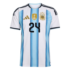 Męska koszulka Argentyny domowa E. FERNANDEZ #24 - Mundial 2026 [PREMIUM]