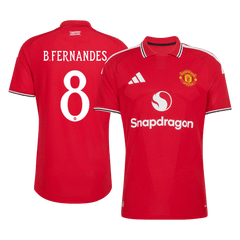 Męska domowa koszulka Manchesteru United 2026/27 – B. FERNANDES #8 (wersja zawodnicza, UCL)