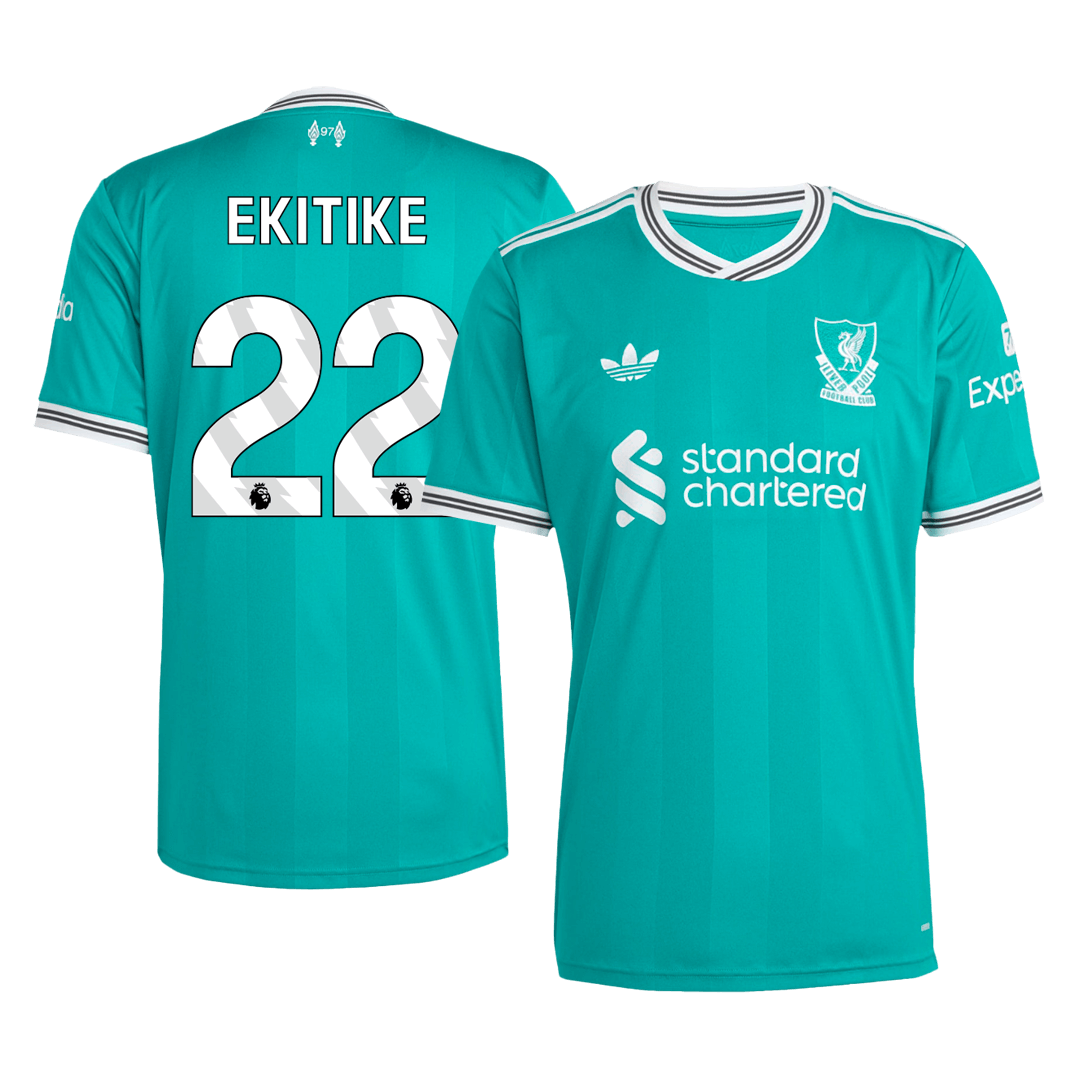 Męska Koszulka Trzecia Wyjazdowa Liverpool EKITIKE #22 2025/26