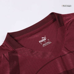 Męska Wysokiej jakości koszulka piłkarska Manchester City Third Away 2024/25 czerwona - Slim Fit - Topowe Koszulki Pilkarskie Sklep Internetowy