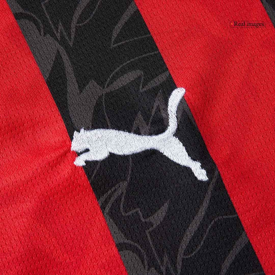 Męski Zestaw Domowy AC Milan (Koszulka+Spodenki) 2025/26 - Topowe Koszulki Pilkarskie Sklep Internetowy