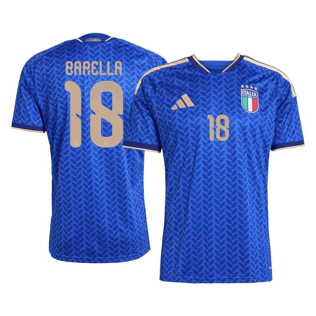Męska koszulka Włoch domowa BARELLA #18 – Mundial 2026 [PREMIUM]