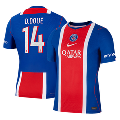 Męska koszulka PSG domowa D. DOUÉ #14 wersja zawodnicza 2026/27