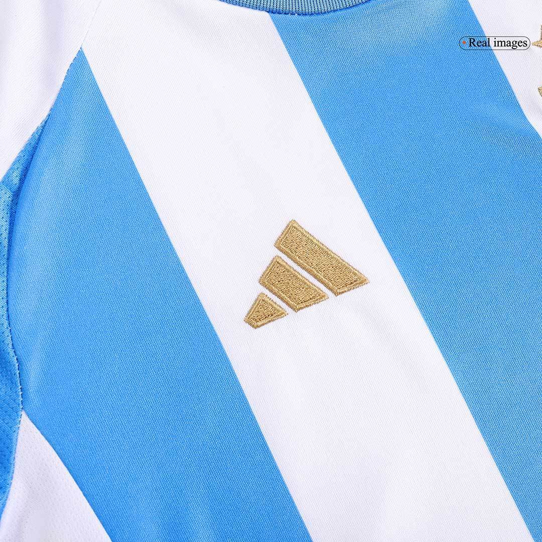 Dziecięcy Zestaw Domowy Argentyna MESSI #10 2024 (Koszulka + Spodenki) - Topowe Koszulki Pilkarskie Sklep Internetowy
