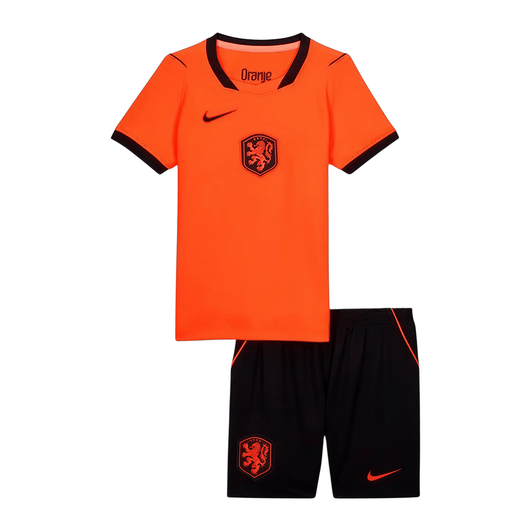 Dziecięcy Zestaw Domowa Netherlands (Koszulka+Spodenki) World Cup 2026